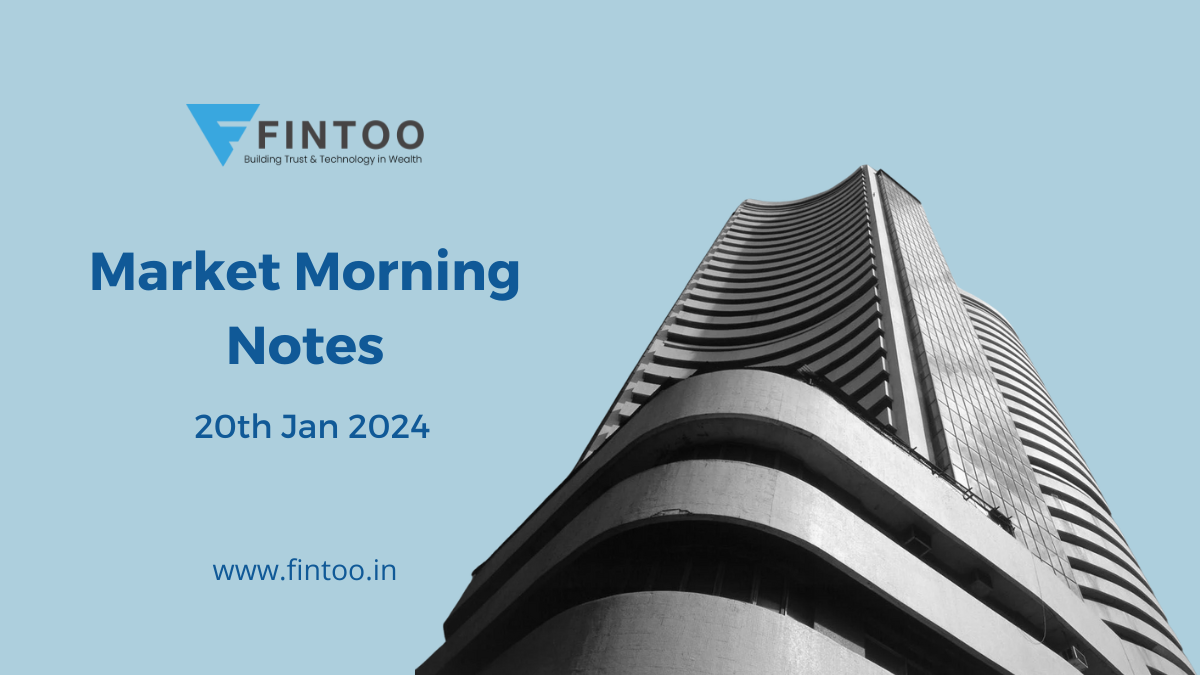 Market Morning Notes 20th Jan 2024